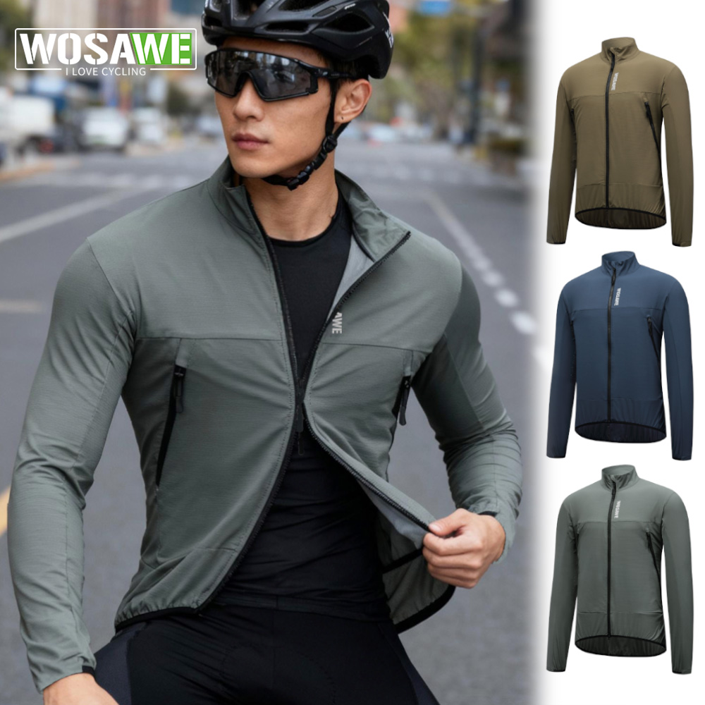 Cycling Commuter Jacket - WOSAWE Winddichte Fietsjacks MTB Fiets Windjack