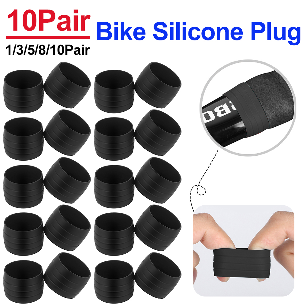 Bell Handlebar Ring - 1-10 Paar Siliconen Anti-Skip Fiets Stuur