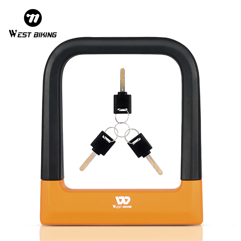 U Lock Heavy Duty - WEST BIKING Fiets U-slot MTB Racefiets
