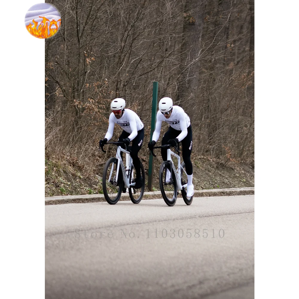Cycling Commuter Jacket - RH77 Winter LongSleeves Wielertrui Winter Thermische