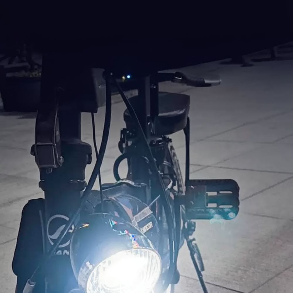 Cycling Commute Gear - Fietslamp in vintage stijl, LED-voorlamp voor