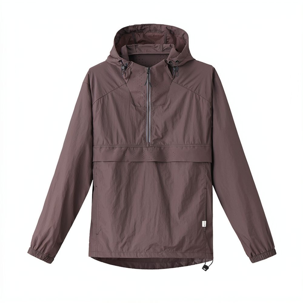 Cycling Commute - Ademende, winddichte outdoor jas met capuchon,