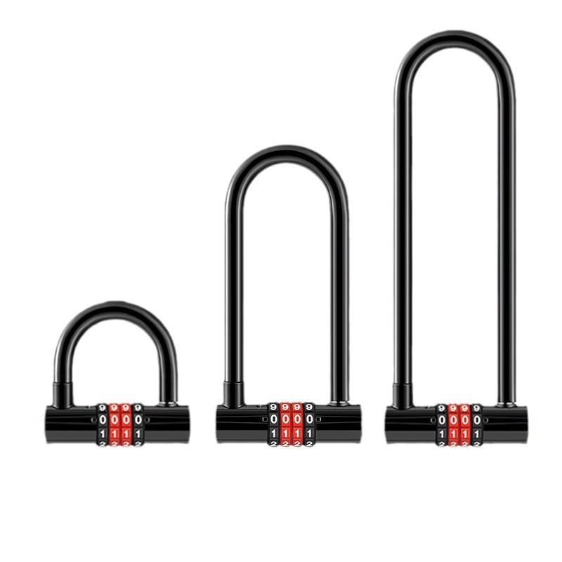 U Lock Heavy Duty - Uitgebreid U-vormig antidiefstalcombinatieslot Dubbele glazen deur