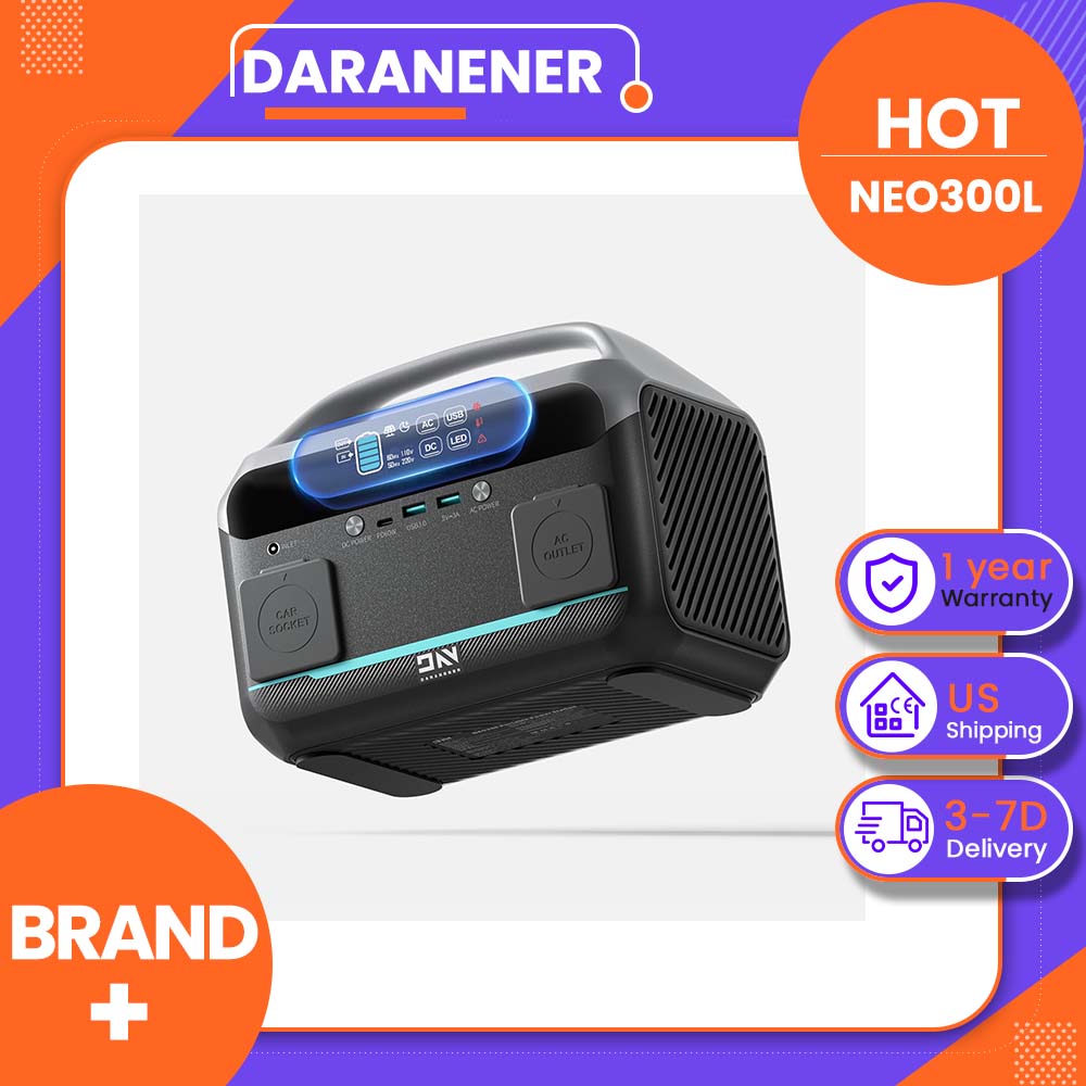 Usb Charger Dynamo - Daranener NEO300L 350W Draagbare Power Station,