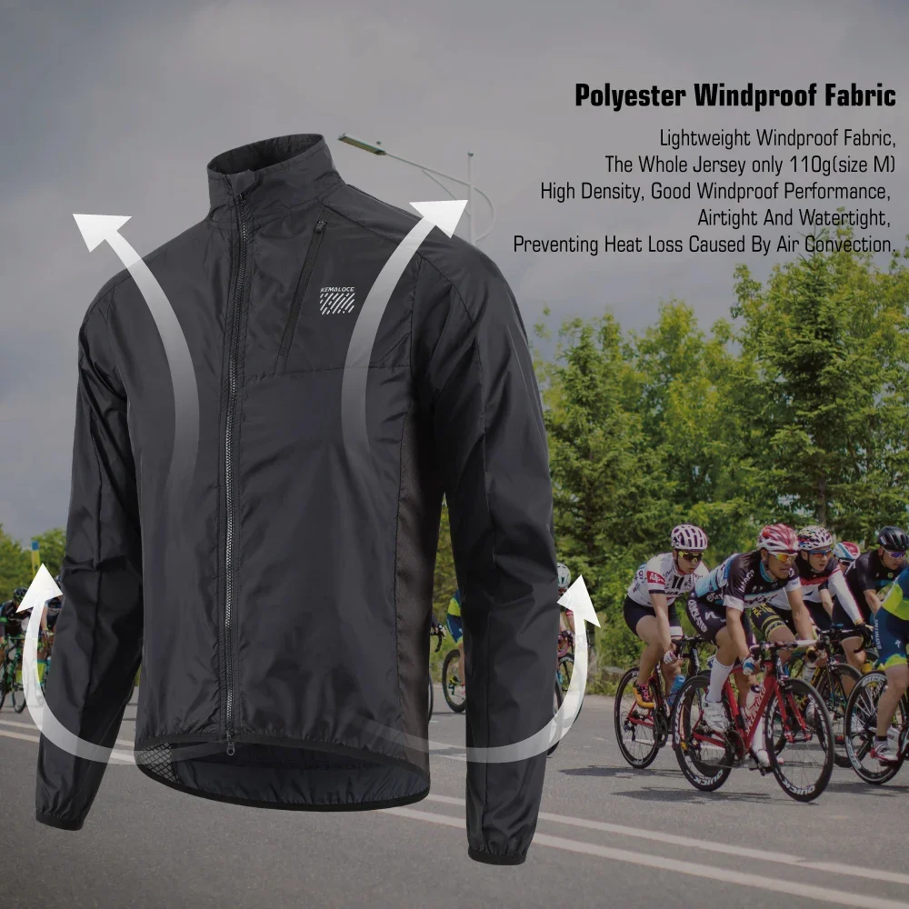 KEMALOCE Fietsjack Winddicht H - Cycling Commuter Jacket recensie en prijs