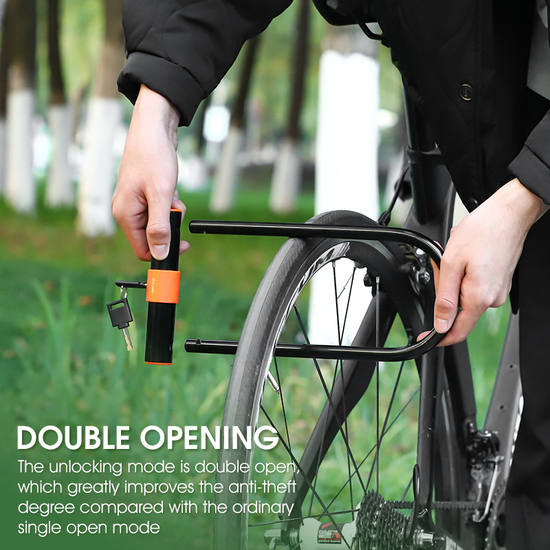 WEST BIKING Koolstofstaal Fiet - U Lock Heavy Duty recensie en prijs