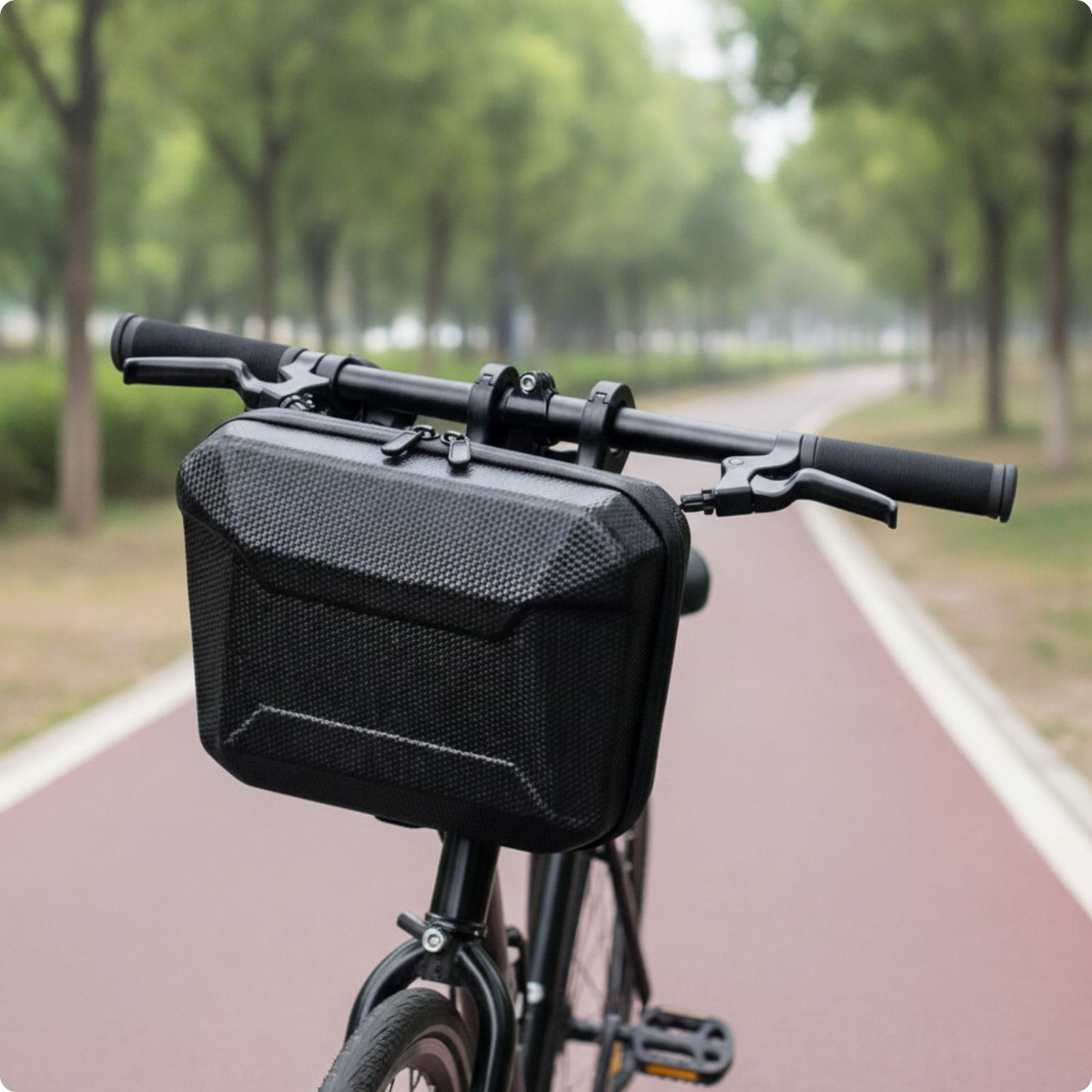 Fietsstuur voorzak EVA hardcas - Cycling Commute Gear recensie en prijs