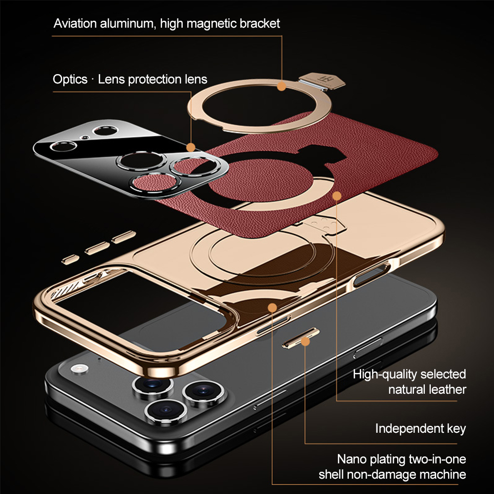 Magnetische telefoonhoes voor  - Kickstand Adjustable recensie en prijs