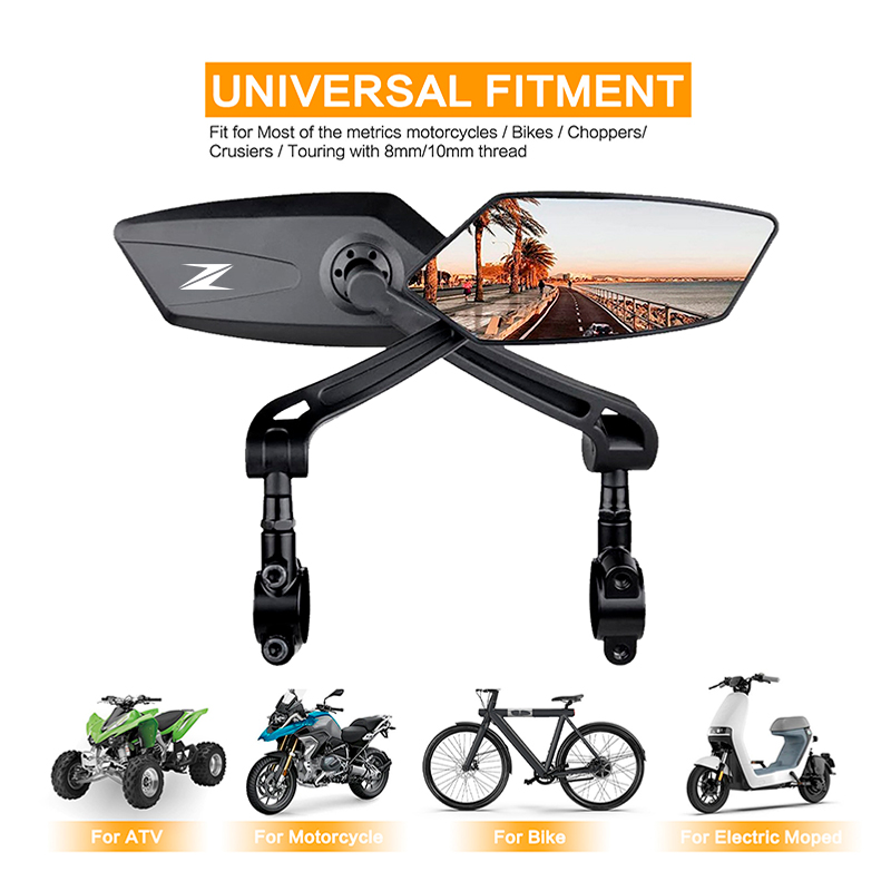 Voor Kawasaki Z Z900 Z1000 Zon - Mirror Handlebar Convex recensie en prijs