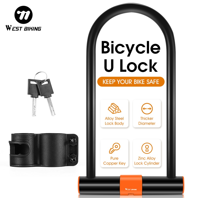 WEST BIKING Dubbele Opening U  - U Lock Heavy Duty recensie en prijs