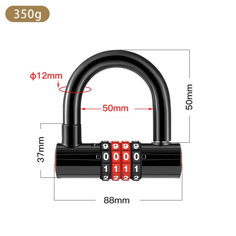 Uitgebreid U-vormig antidiefst - U Lock Heavy Duty recensie en prijs
